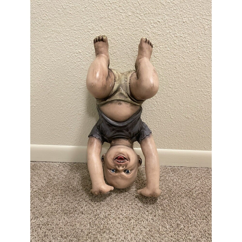 Spirit Halloween Zombie Baby Handstand Larry 20" - Picture 1 of 4